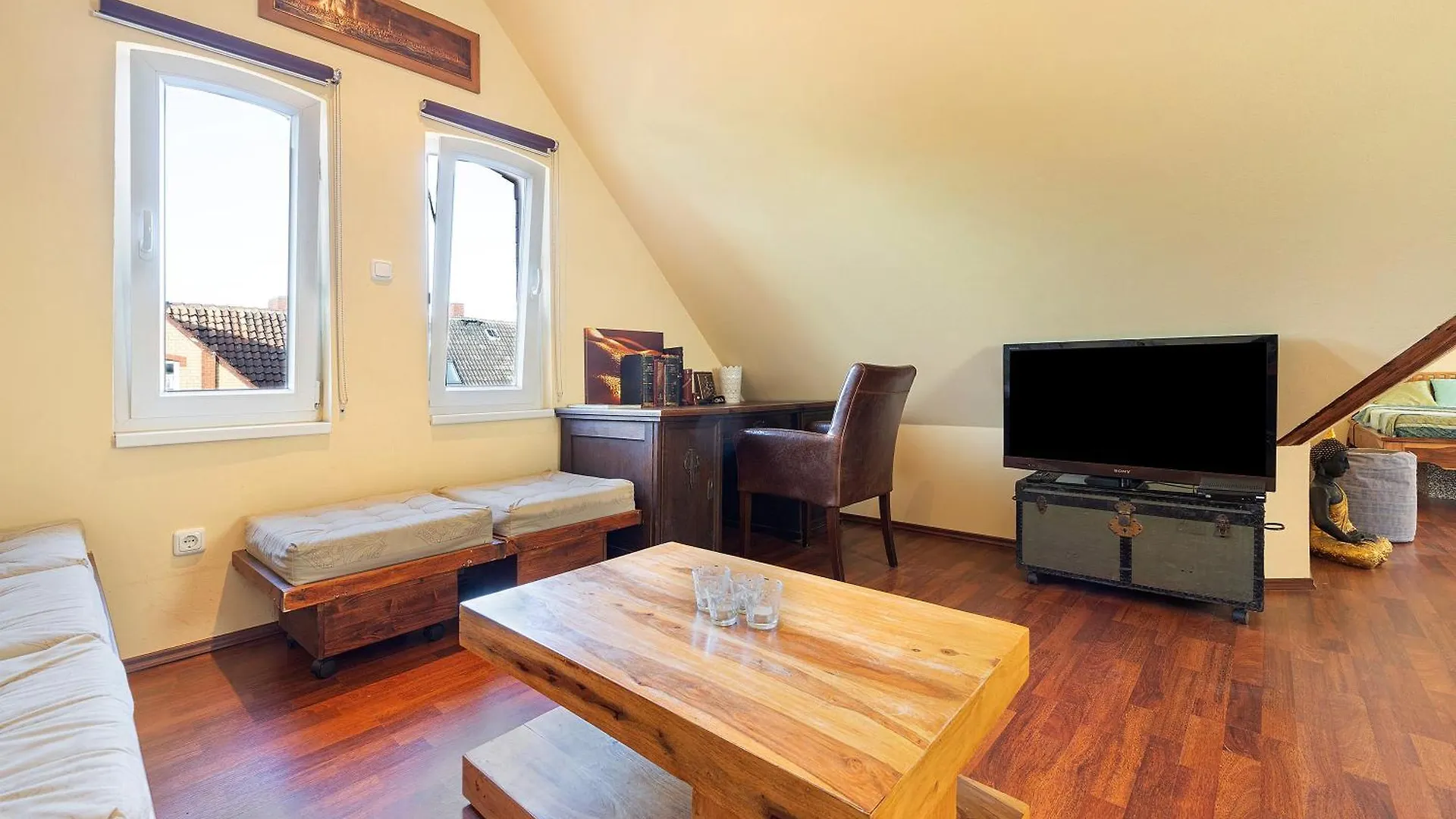 Dachgeschosswohnung Wohllebe 汉诺威 公寓